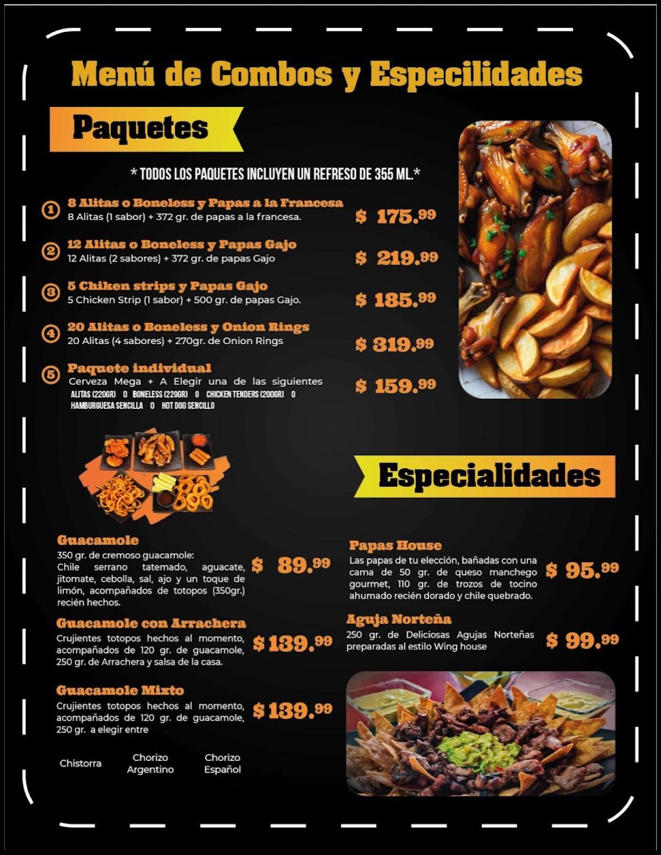 The Wings House Menu - Image 4