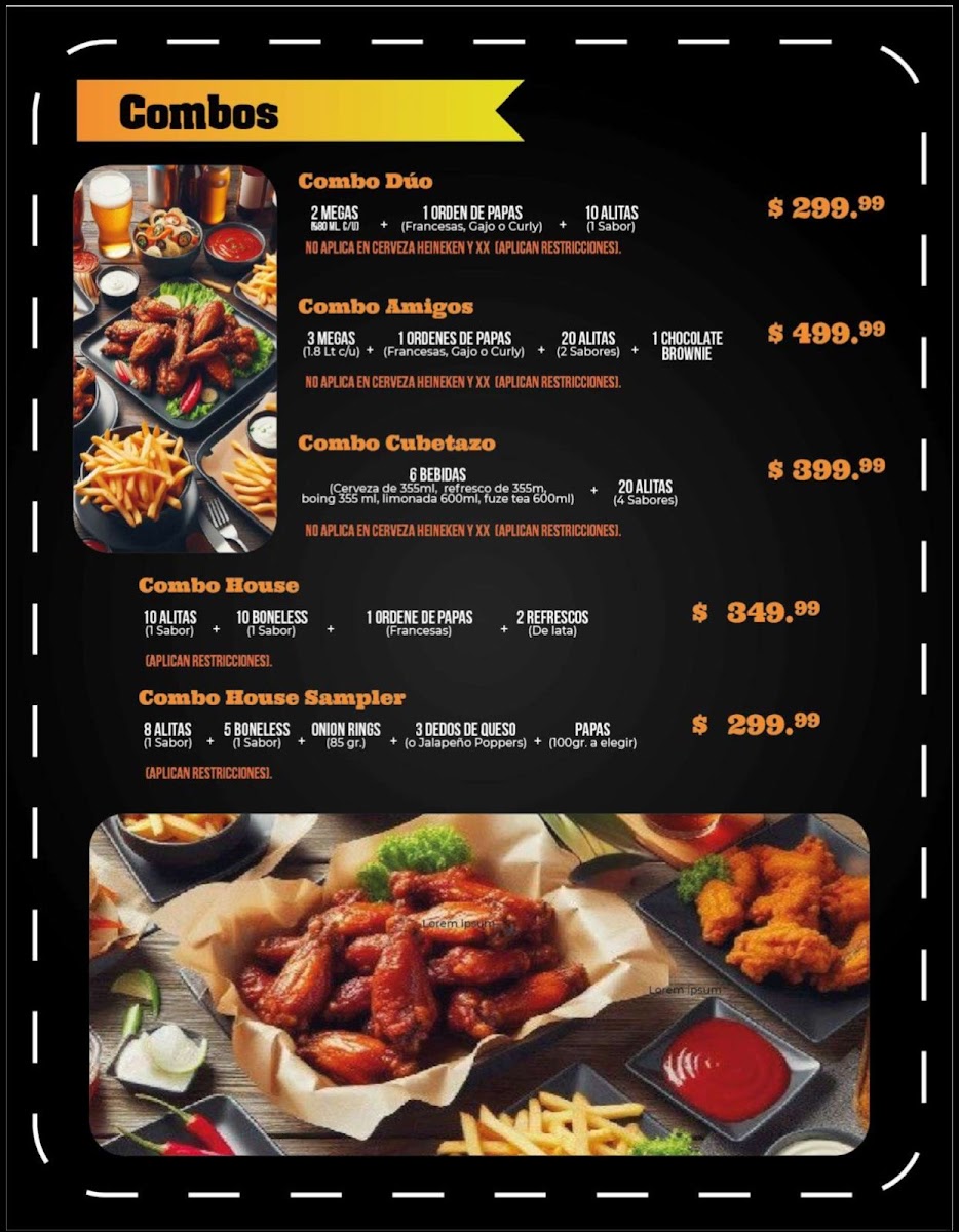 The Wings House Menu - Image 6